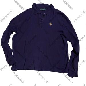 Lauren Ralph‎ Lauren Purple Long Sleeve Shirt vintage